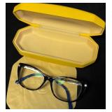 13 - PAIR OF SWAROVSKI EYEGLASSES WITH CASE (I49)