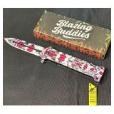 13 - BLAZING BUDDIES COLLECTIBLE KNIFE (I26)