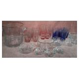 11 - MIXED LOT ICE BUCKET, GLASSWARE, BOWLS (N56)