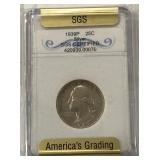 1939P 25C  COIN