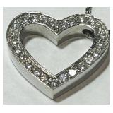 14KT GOLD DIAMOND PENDANT WITH CHAIN 7.10GRS