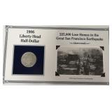 1906 LIBERTY HEAD HALF DOLLAR