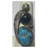 STERLING SILVER RING 11.50 GRS