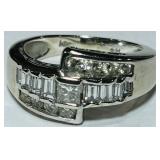 14KT GOLD DIAMOND RING 6.70GRS
