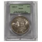 1884-0 MS64 MORGAN SILVER DOLLAR