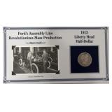 1913 LIBERTY HEAD HALF DOLLAR