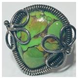 STERLING SILVER RING 10.60GRS