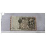 ITALIAN NOTE