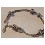 R - SILVER PANDORA BRACELET (J21)