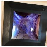 Q - ABSTRACT ART FRAMED 17'SQ (K6)