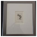 R - KOKOPELLI ARTWORK FRAMED (L23)