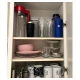 Q - MIXED LOT GLASSWARE, CERAMIC MUGS & MORE
