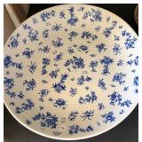 R - BLUE & WHITE WARE PLATE 18'DIA (K96)