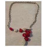 R - COSTUME JEWELRY NECKLACE (J64)