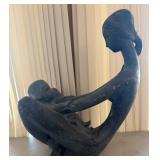 Q - SCULPTURE OF MOTHER & CHILD 17.5'T (L2)