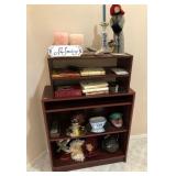 R - TWO BOOKCASES WITH CONTENTS (M9)