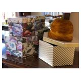 R - FEATHERED HAT & HATBOXES (M72)