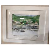 R - J.CAWLEY ARTWORK FRAMED 13X16' (K22)