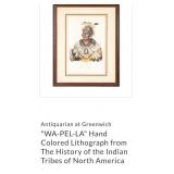 R - NATIVE AMERICAN CHIEF ARTWORK 18X14' (L10)