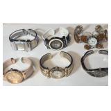 Q - LOT OF SIX CUFF WATCHES (14)