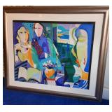 W - ALI GOLKAR LTD ED FRAMED ART WITH COA (G105)