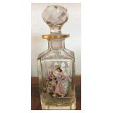 W - ANTIQUE PERFUME BOTTLE / DECANTER (L44)