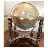 W - DESKTOP GEMSTONE WORLD GLOBE 9'T (L140)
