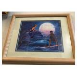 W - DISNEY LITTLEST MERMAID ART FRAMED (L153)