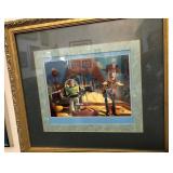 W - DISNEY TOY STORY LITHOGRAPH FRAMED (L9)