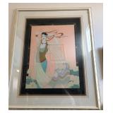 W - LILLIAN SHAO FRAMED ARTWORK 46X38' (L154)