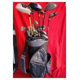 W - MIXED GOLF CLUBS WITH GOLF BAG (G141)