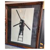 W - A MESCHES LTD ED ODE TO A TOWER PRINT FRAMED