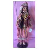 W - COLLECTIBLE INDIAN PRINCESS DOLL (G13)