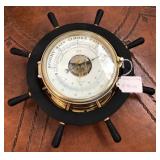 W - VINTAGE SHIP'S BAROMETER (L138)