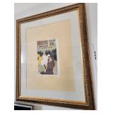 W - MOULIN ROUGE PRINT FRAMED32X28'
