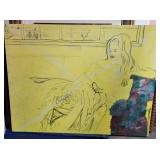 W - UNFINISHED ARTWORK 30X40' (G122)