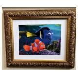 W - DISNEY FINDING NEMO ART FRAMED 14X18' (L6)