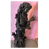 W - ANTIQUE FIGURAL TABLE LAMP (G58)
