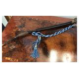 W - ANTIQUE STICK WITH BLUE ROPE