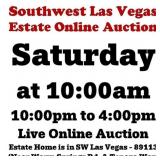 WELCOME TO OUR SAT. @10am ONLINE PUBLIC AUCTION