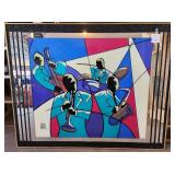 W - JAZZ ART LAUREL 1993 FRAMED 48X60' (G102)