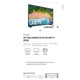 D - SAMSUNG 55' TV WITH REMOTE (B3)