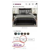 D - KING SIZE BEDDING ONLY (A1)