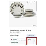 D - LENOX ILLUSTRATED STRIPES DISHWARE (K27)