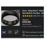 D - OURA RING, CHARGER SIZE 13 (K239)