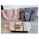D - LOT OF THREE TOTE BAGS (K260)