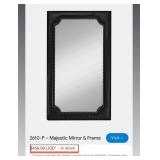 D - WALL MIRROR FRAMED 32X34' (K4)