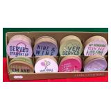 43 - DECORATIVE CORK COASTERS ASSORTED SET (K268)