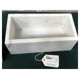 43 - RECTANGULAR MARBLE DECORATIVE TRAY (A77)