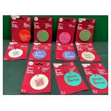43 - MERRY BRIGHT CHRISTMAS BAUBLE SET (K457)